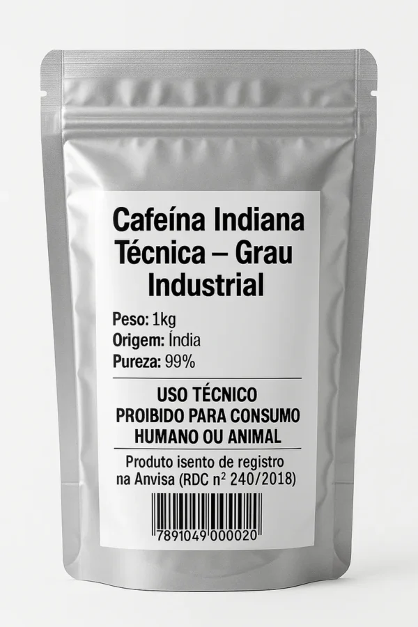 Cafeína Indiana em Pó 100% Pura - Imagem 3